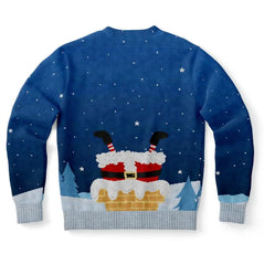 This Santa Loves To Go Down Ugly Christmas Sweater