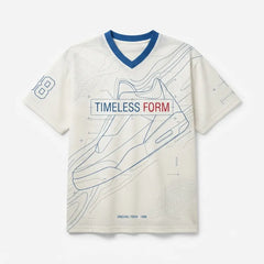 Reveal Your Rare Mesh Football Jersey Inspired by Air Jordan 4 Rare Air - Tour Yellow Jersey