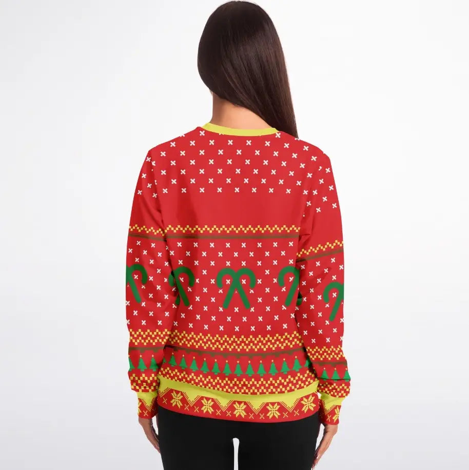 Too Lit To Quit Ugly Christmas Sweater