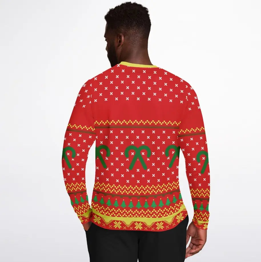 Too Lit To Quit Ugly Christmas Sweater