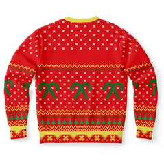 Too Lit To Quit Ugly Christmas Sweater