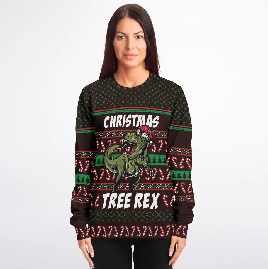 Christmas Tree Rex Ugly Christmas Sweater