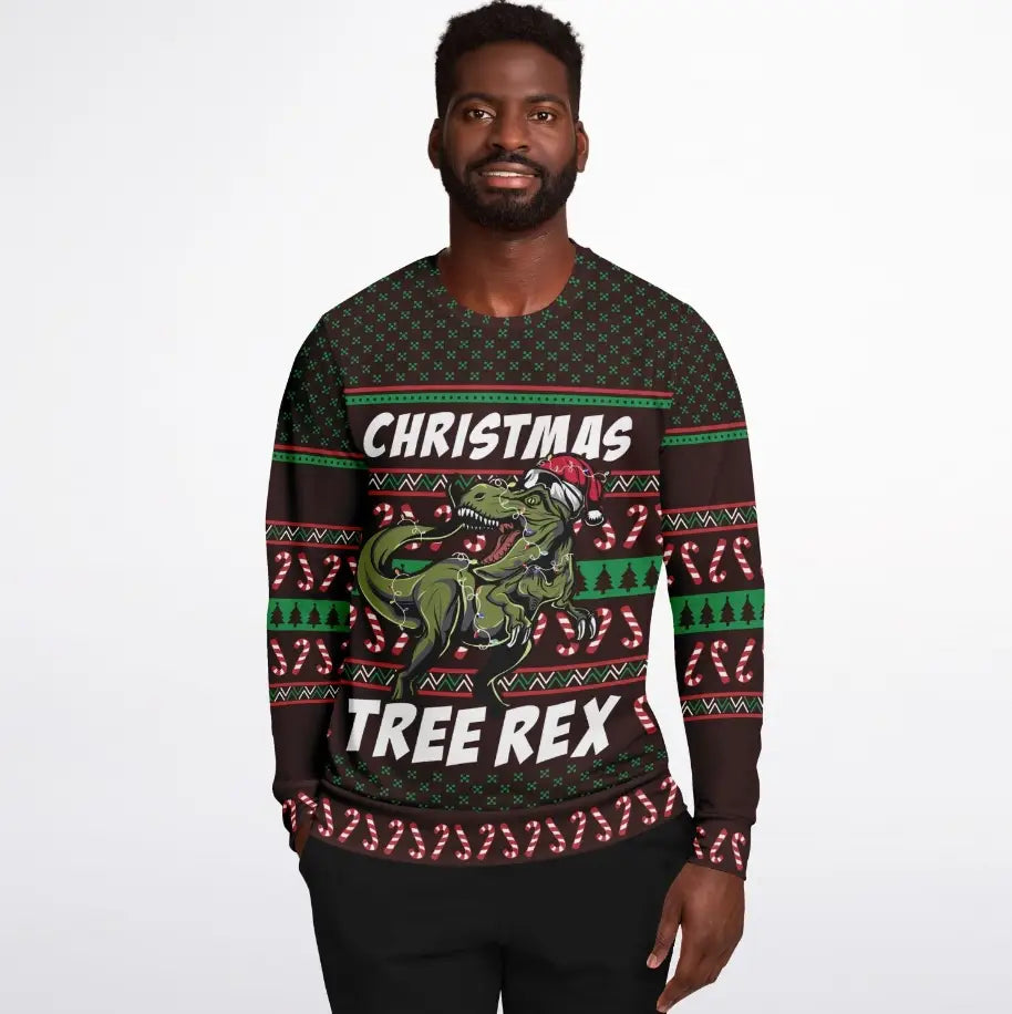 Christmas Tree Rex Ugly Christmas Sweater