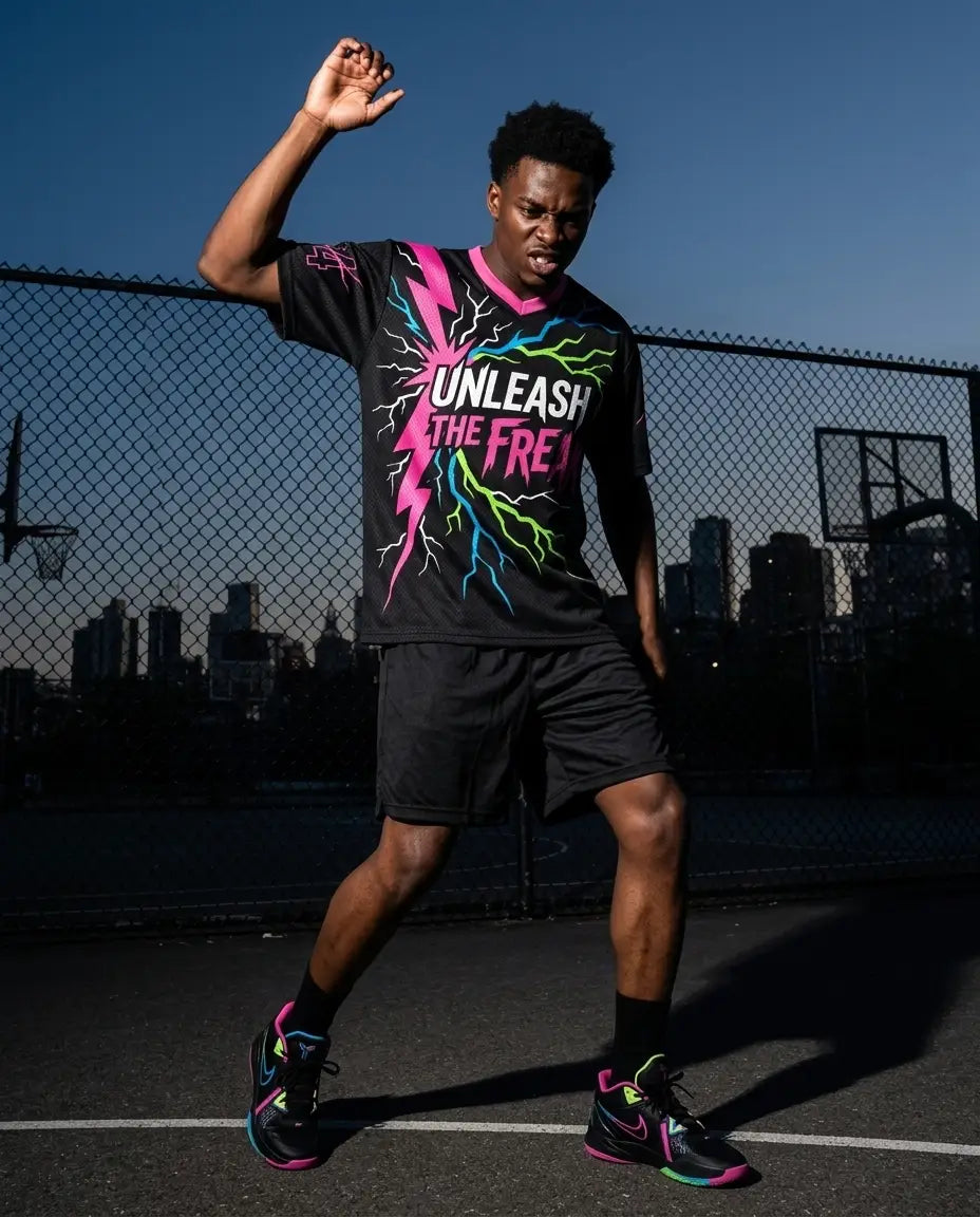 Unleash The Freak Mesh Football Jersey Inspired by Zoom Freak 1 EYBL Jersey