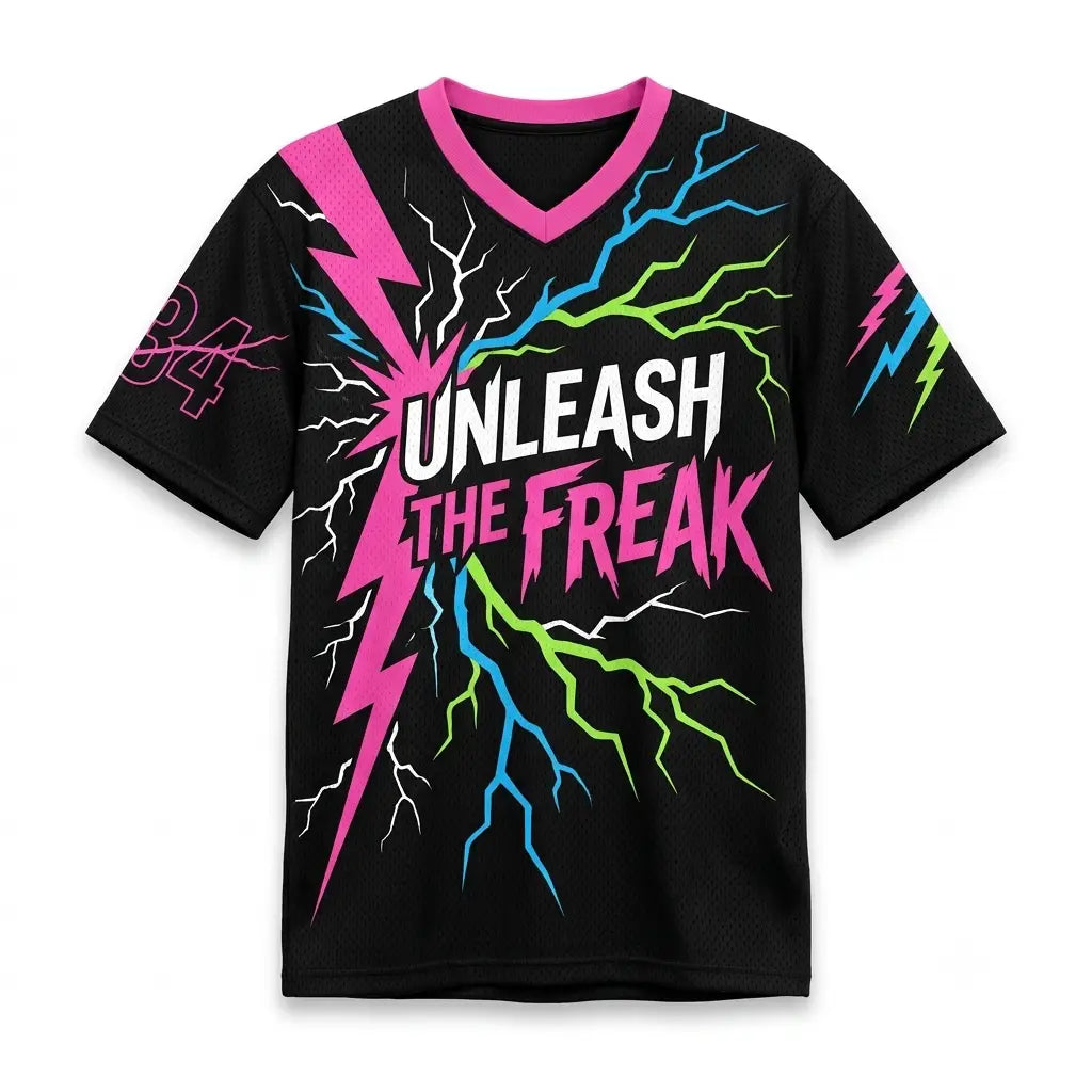 Unleash The Freak Mesh Football Jersey Inspired by Zoom Freak 1 EYBL Jersey