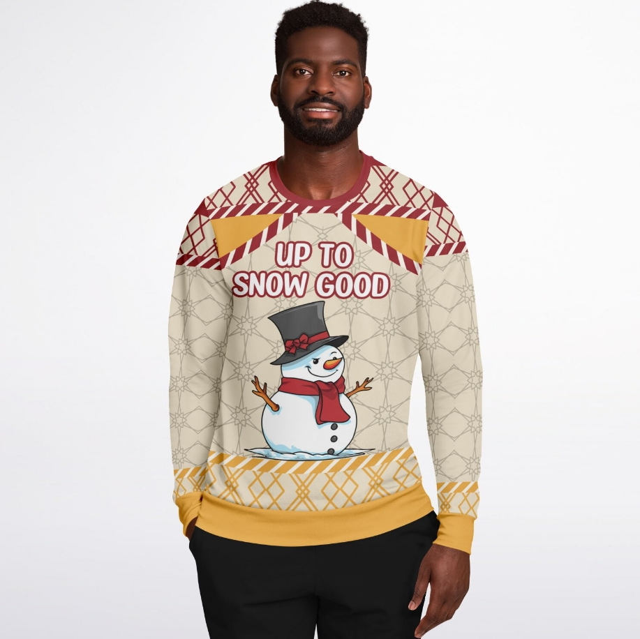 Up to Snow Good Holiday Christmas Sweater