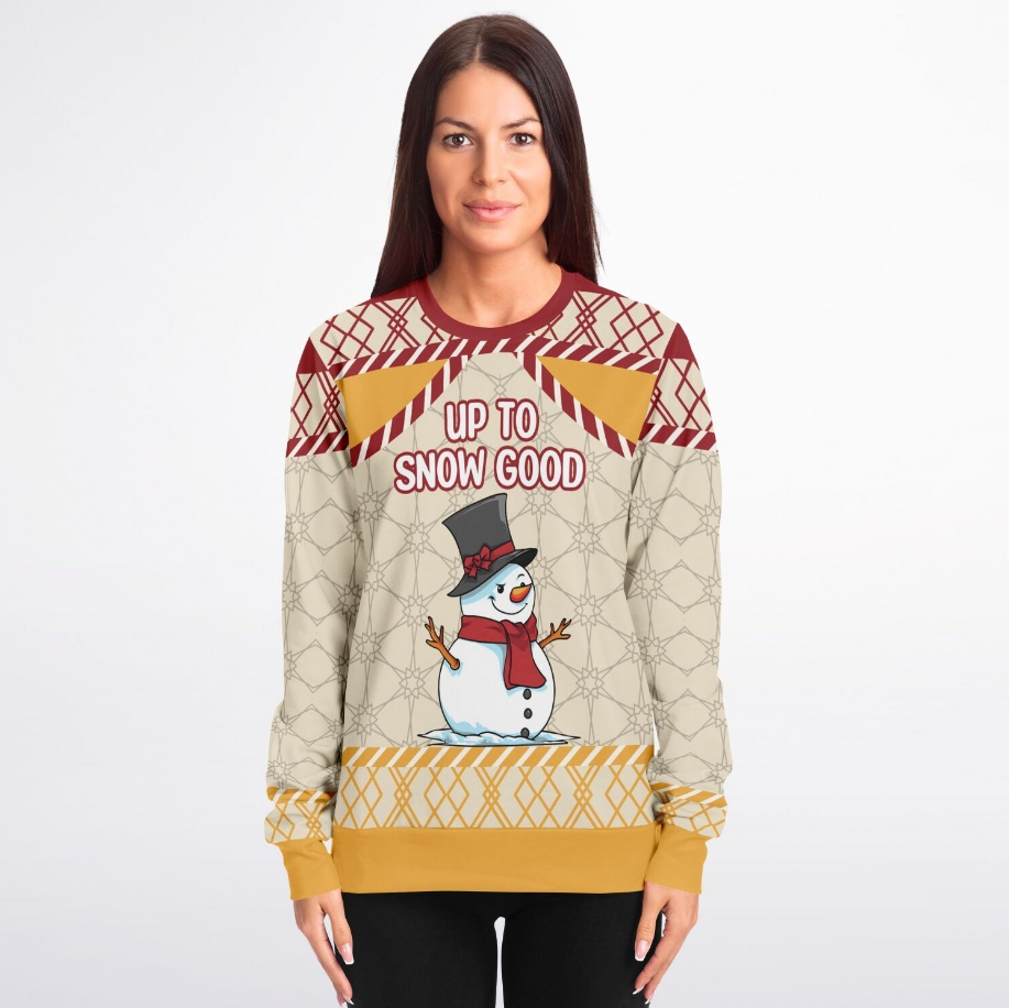 Up to Snow Good Holiday Christmas Sweater
