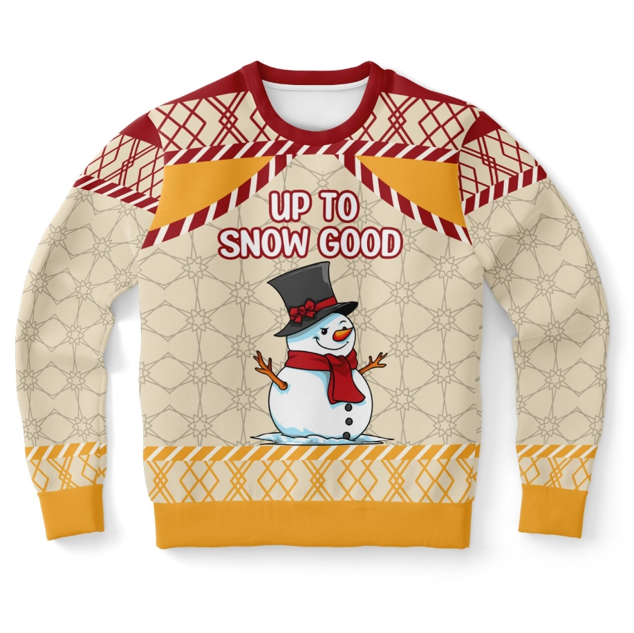 Up to Snow Good Holiday Christmas Sweater