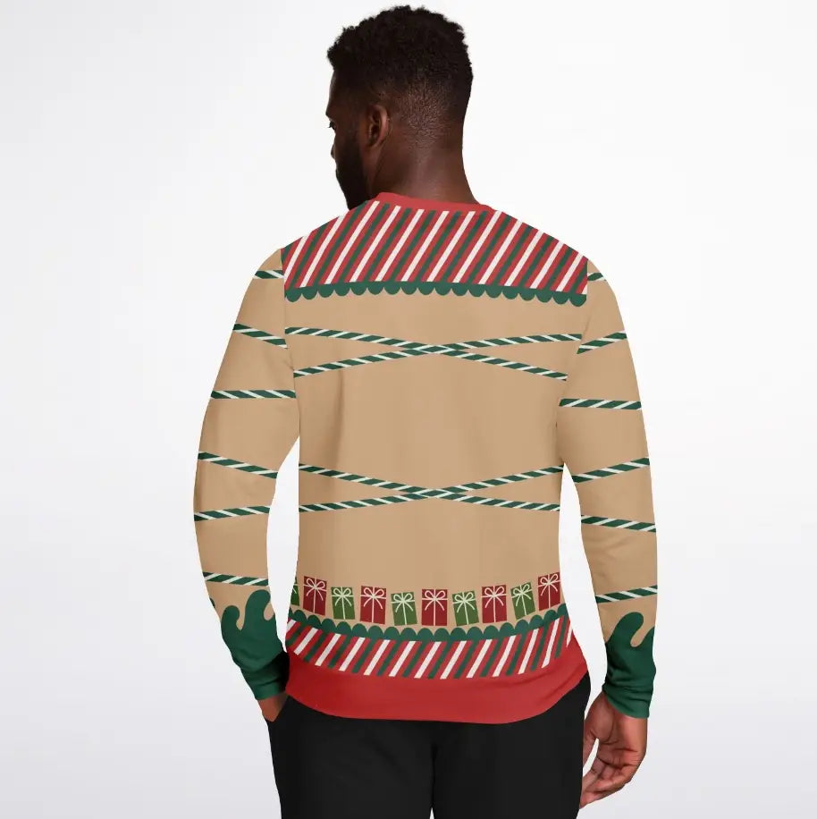 What Happens on Santa's Lap Ugly Christmas Sweater