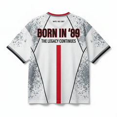 White Never Fades Mesh Jersey Inspired by Zoom Freak 5 EYBL Academy Jersey