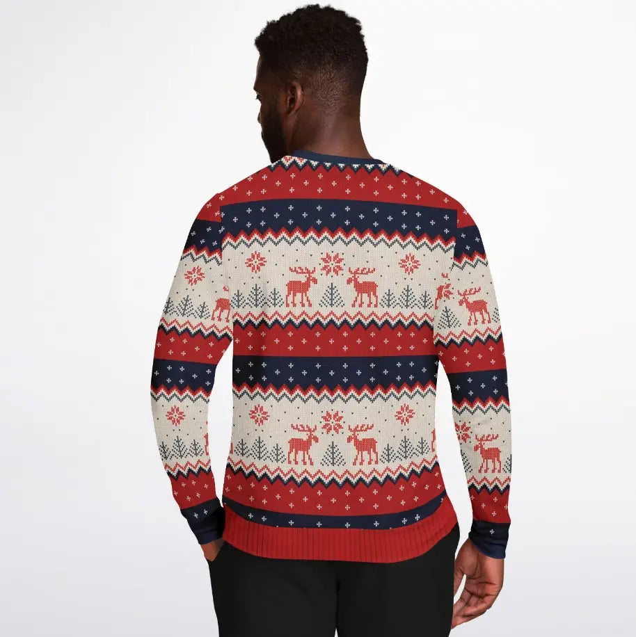 Woman Yells At Cat Ugly Christmas Sweater