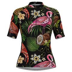 Women’s Tropical Summer Cycling Jersey – Short Sleeve MTB Road Bike Shirt MCJSS3104