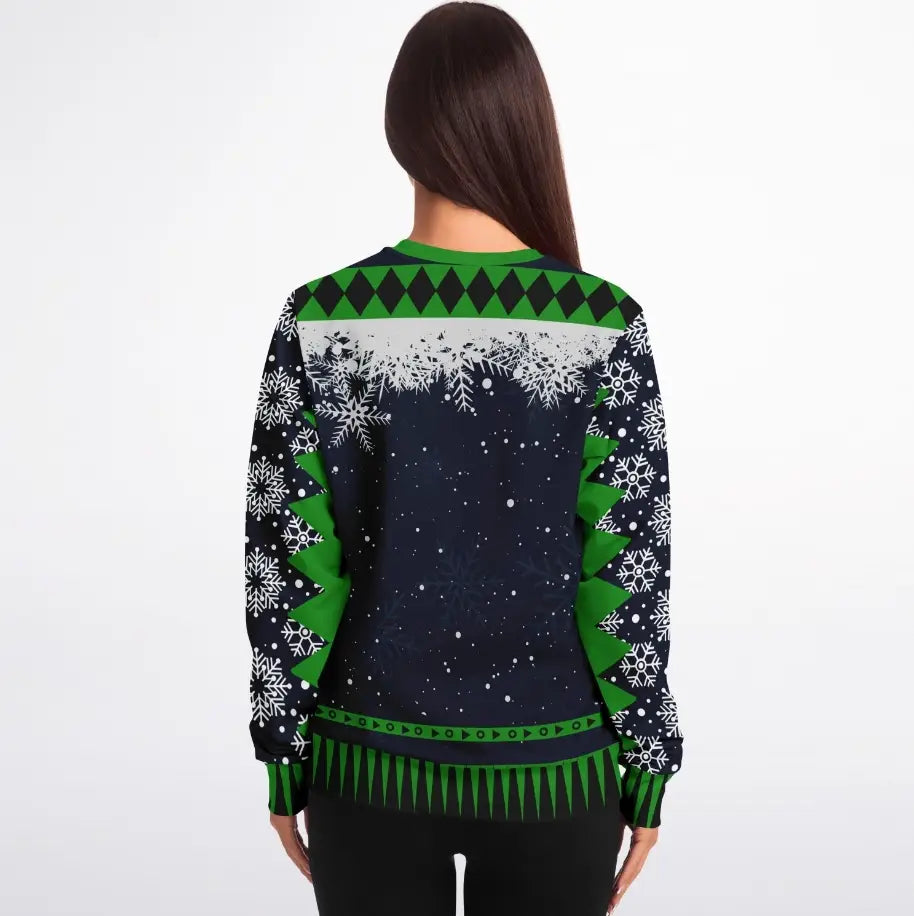 “Working It At The Pole” Funny Ugly Christmas Sweater