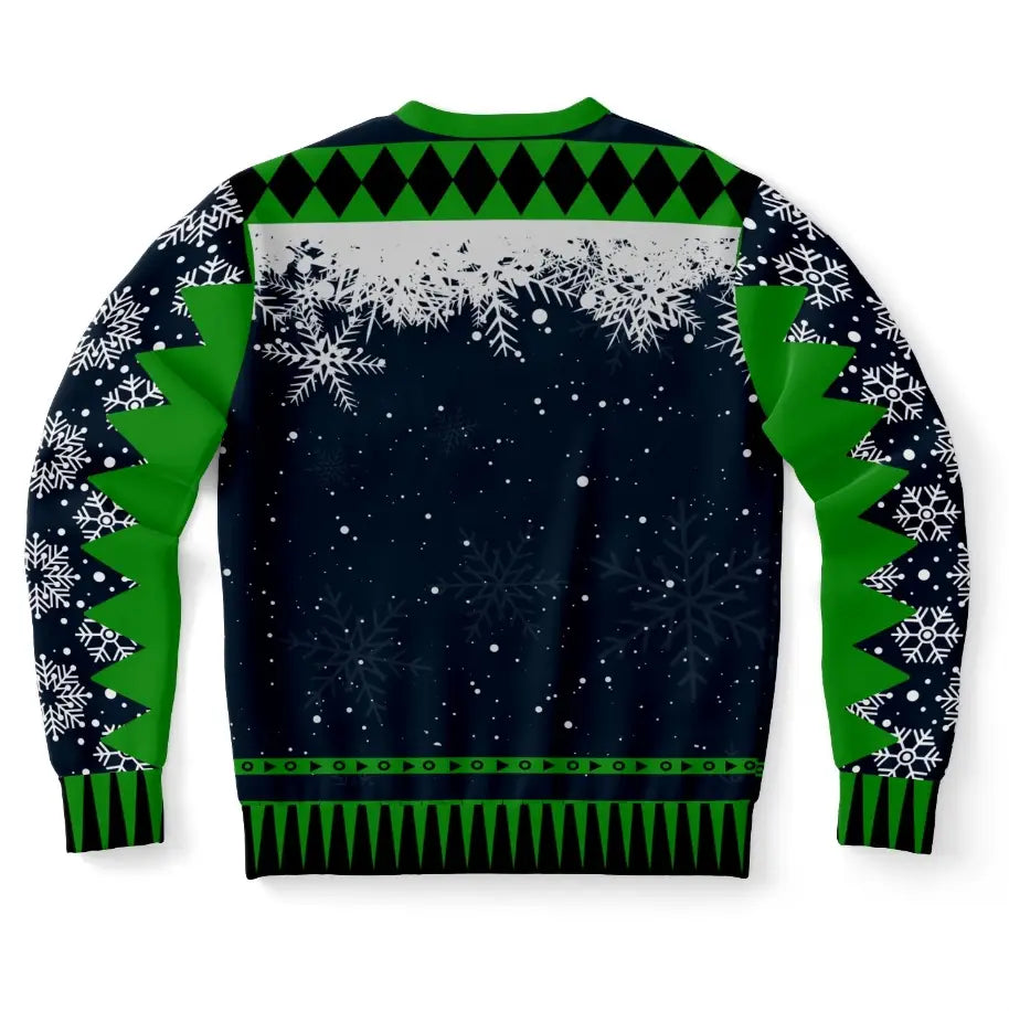 “Working It At The Pole” Funny Ugly Christmas Sweater