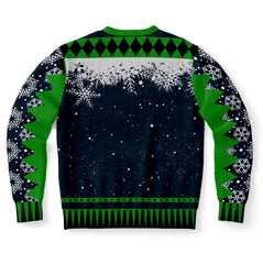 “Working It At The Pole” Funny Ugly Christmas Sweater