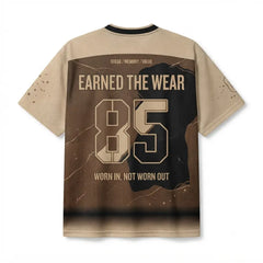 Worn In Not Worn Out Mesh Football Jersey Inspired by Travis Scott x Air Jordan 1 Velvet Brown Jersey